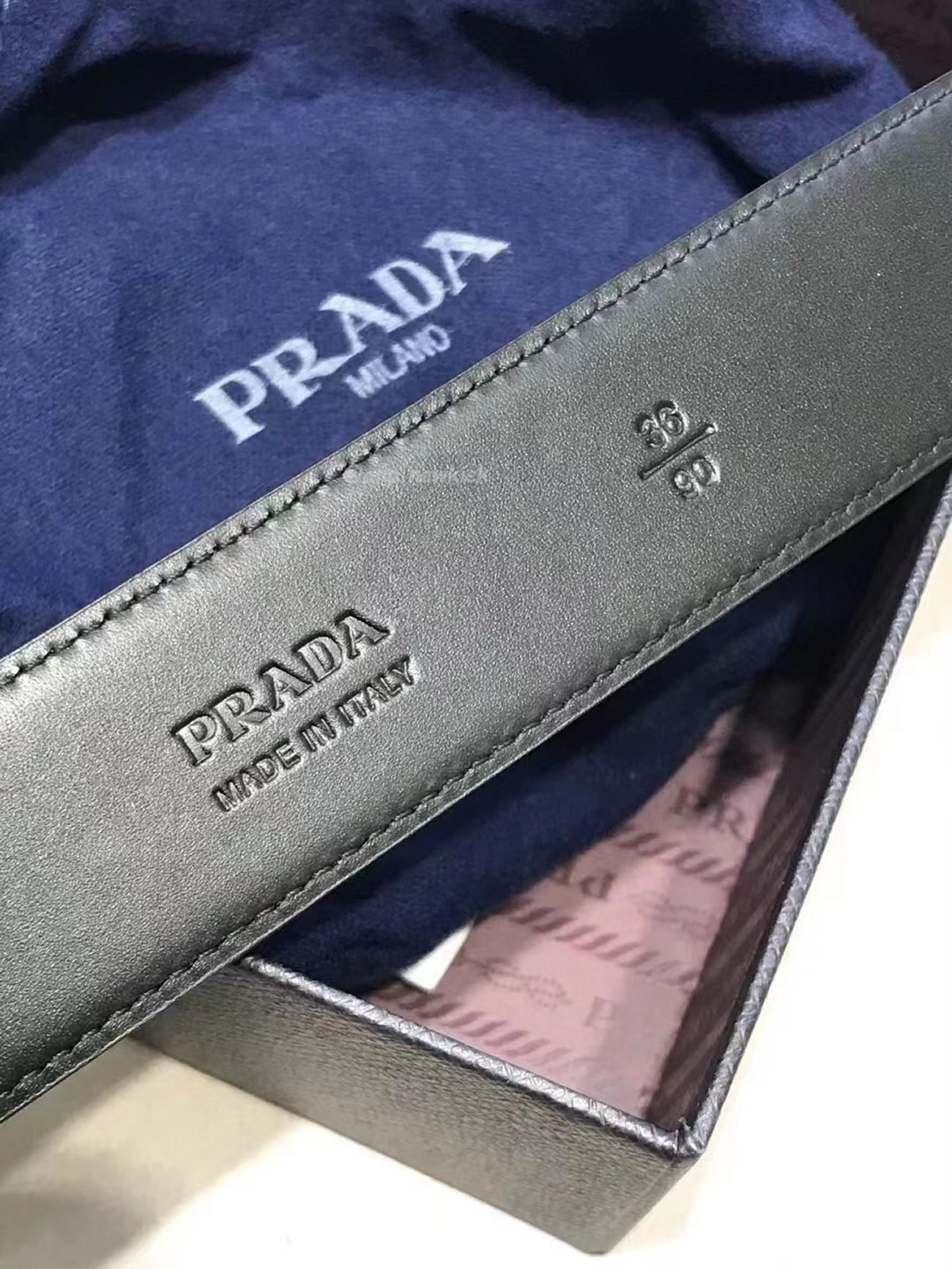 Prada Square Buckle Belt (2) - www.newkick.vip